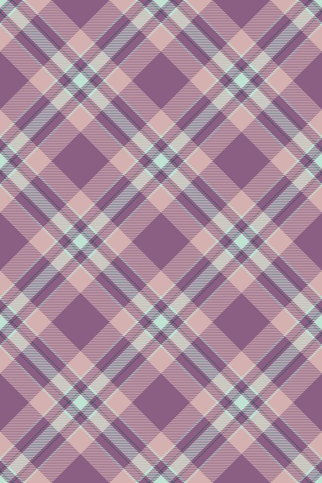 Elegant pastel plaid pattern, perfect for textile design, fashion, or website backgrounds. This soft, repeating texture evokes feelings of warmth and comfort. vector