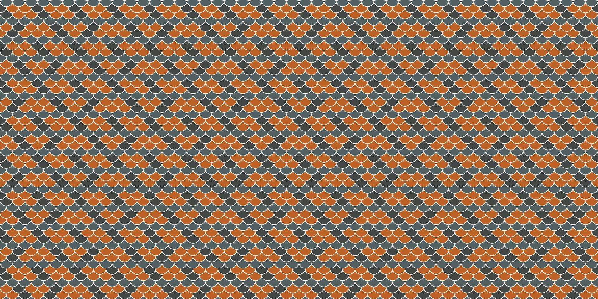 Abstract geometric textile pattern. Stylish orange and gray repeating design ideal for fashion, web backgrounds, or print projects. Creates a sophisticated and modern feel. vector