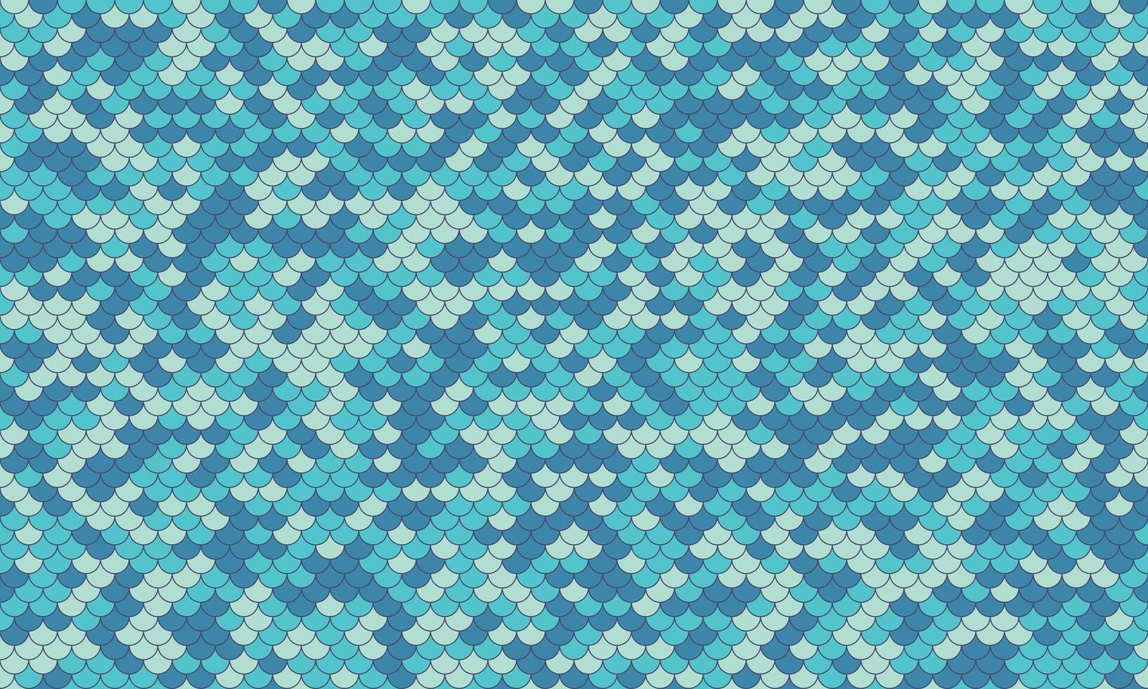 Abstract seamless teal and turquoise scale pattern. Perfect for textile design, website backgrounds, or any project needing a subtle, aquatic texture. Evokes feelings of calmness and ocean depths. vector