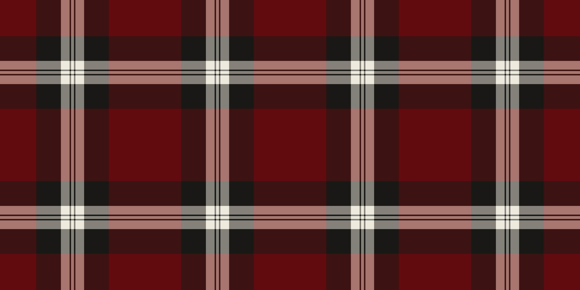 A plaid pattern in red and black vector