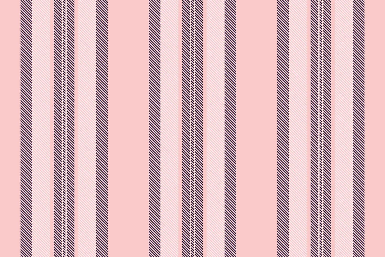 Elegant pink and mauve vertical stripes create a sophisticated textile pattern. vector