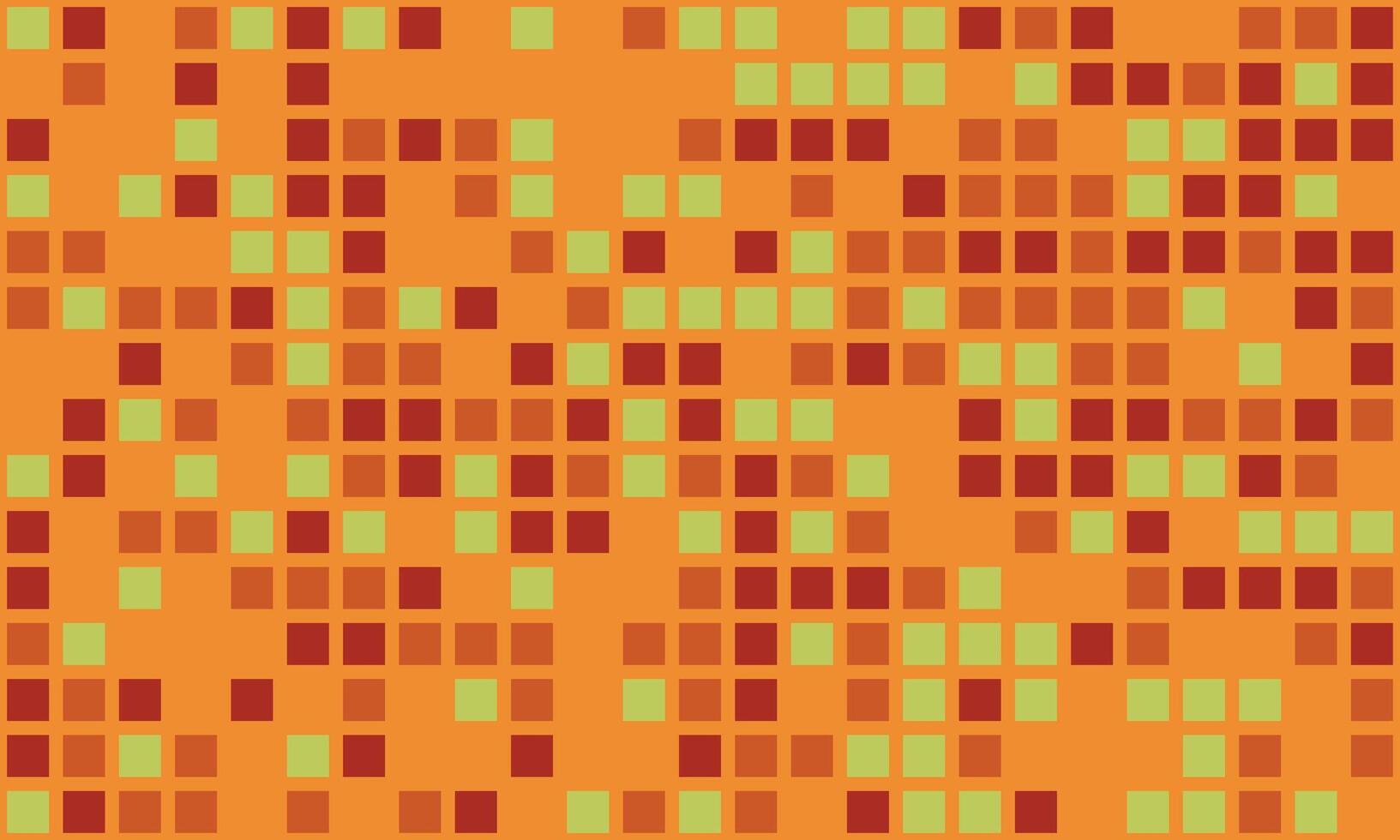 Abstract autumnal mosaic pattern. Warm, earthy tones create a vibrant, textured background perfect for website banners, presentations, or textile designs. vector