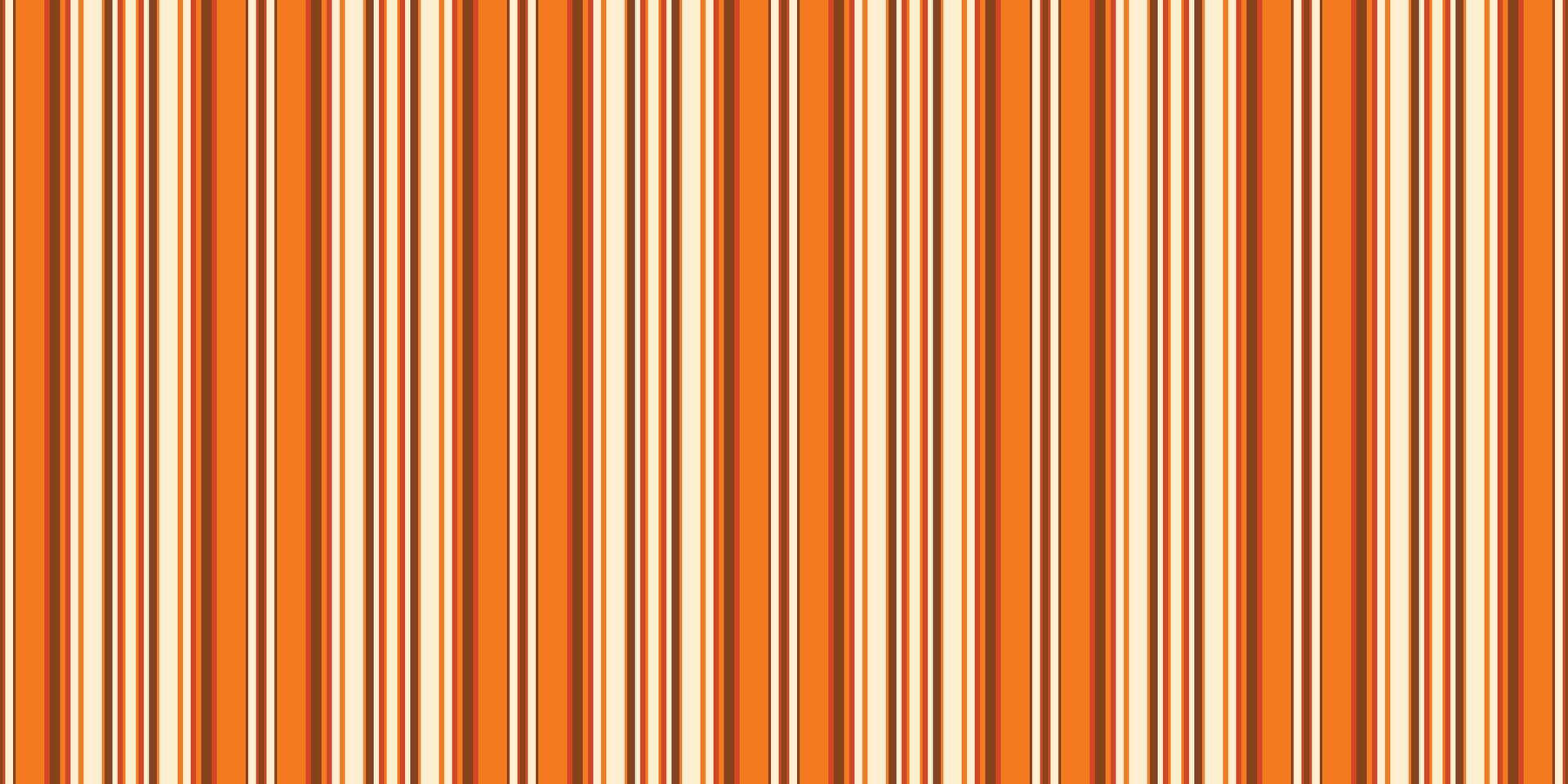 Vibrant vertical stripes in warm autumnal hues create a retrochic pattern perfect for textile design, website backgrounds, or packaging. vector