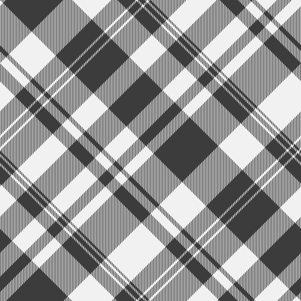 Sleek grayscale plaid pattern. Modern and versatile design, ideal for textile prints, website backgrounds, or fashion designs. vector
