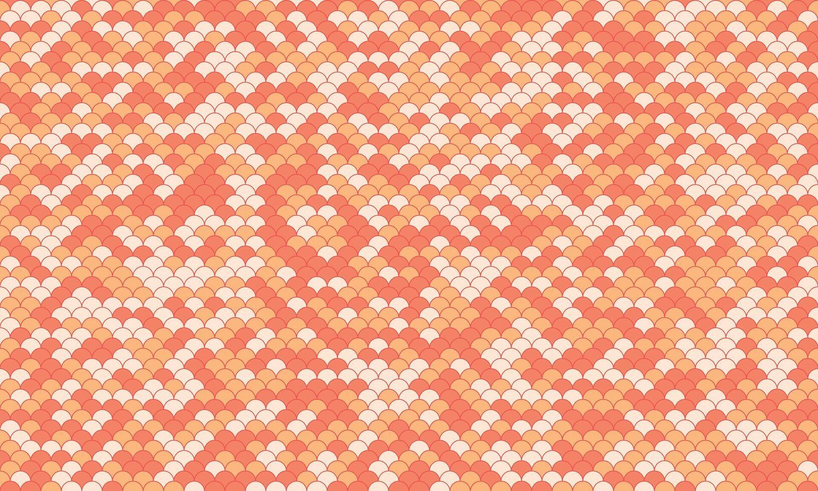 Abstract coral and peach mosaic pattern. Perfect for backgrounds, textures, website design, or fashion prints. The repeating geometric design offers a subtle yet visually engaging aesthetic. vector