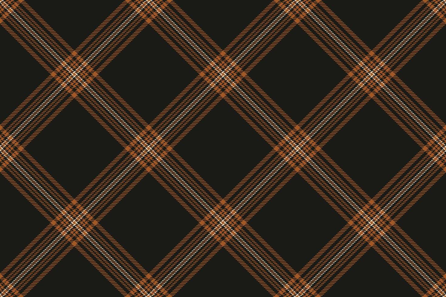 Elegant diagonal plaid pattern in rich gold and black. Perfect for textile design, wallpaper, or website backgrounds. vector