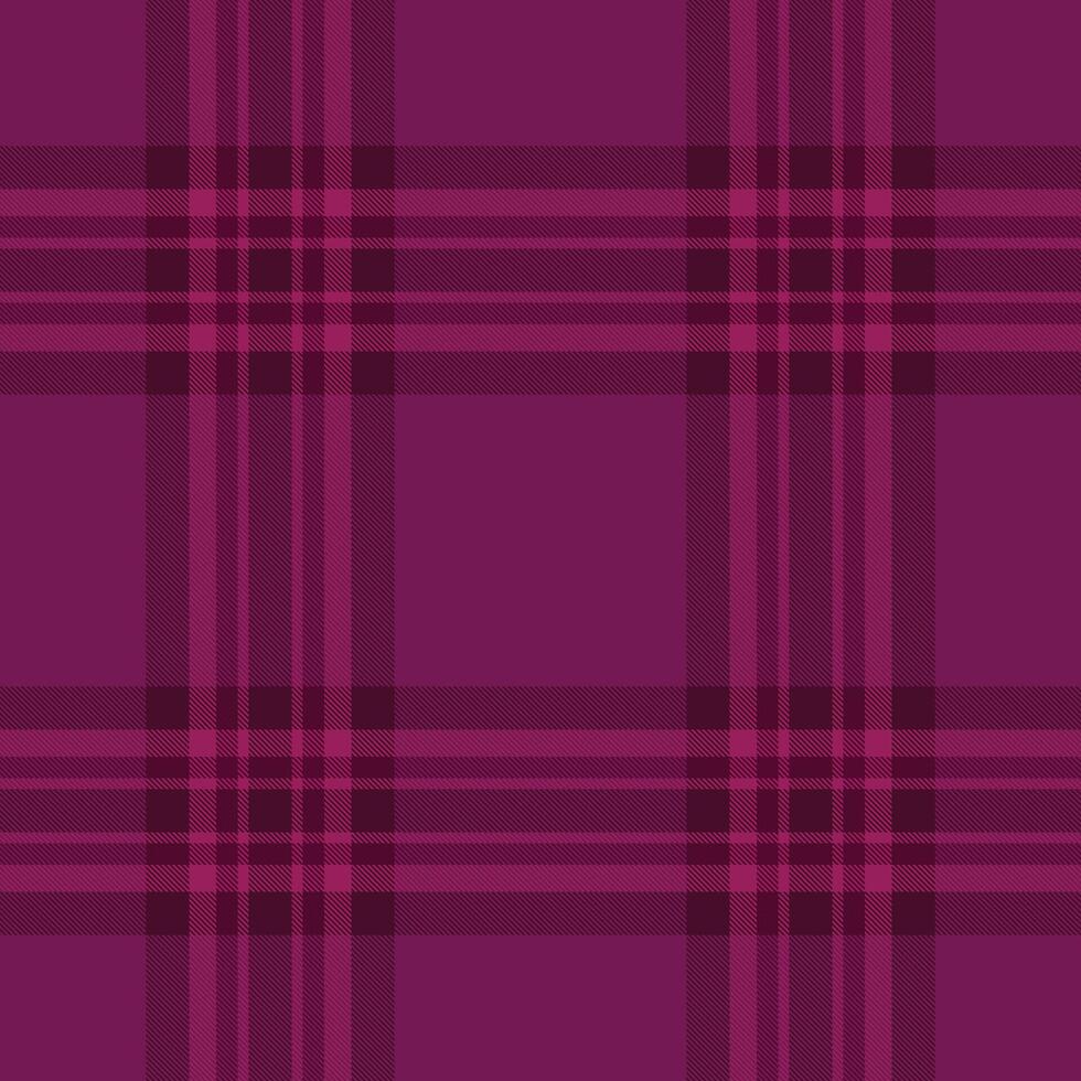 Pixel texture pattern plaid, path seamless textile. Printing background tartan check fabric in pink and dark colors. vector