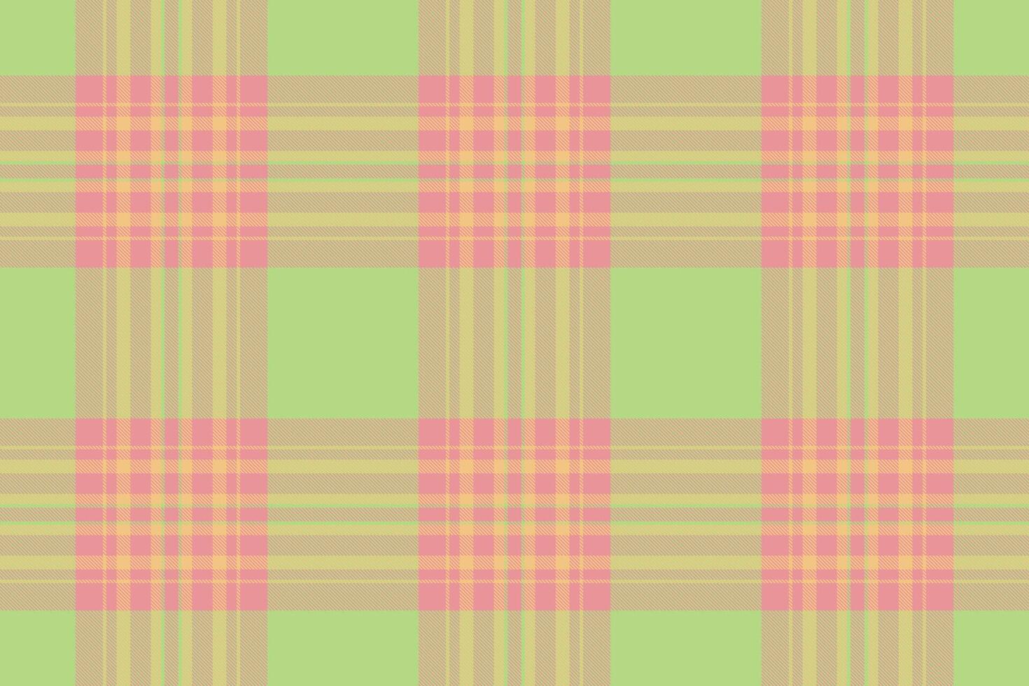 Goose foot texture fabric, lovely tartan check seamless. Hunter textile plaid pattern background in green and red colors. vector