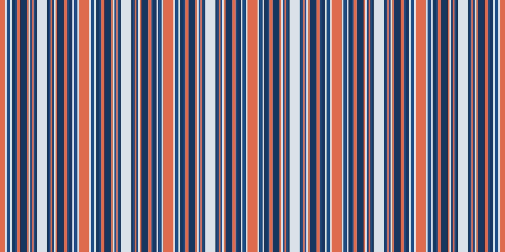 Abstract seamless pattern with vertical stripes in muted blue, coral, and light gray. Perfect for textile design, website backgrounds, or any project needing a clean, modern aesthetic. vector