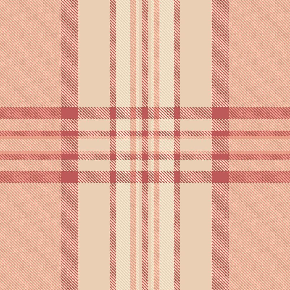 Collage seamless fabric background, custom pattern plaid. Cute textile check tartan texture in light and orange colors. vector