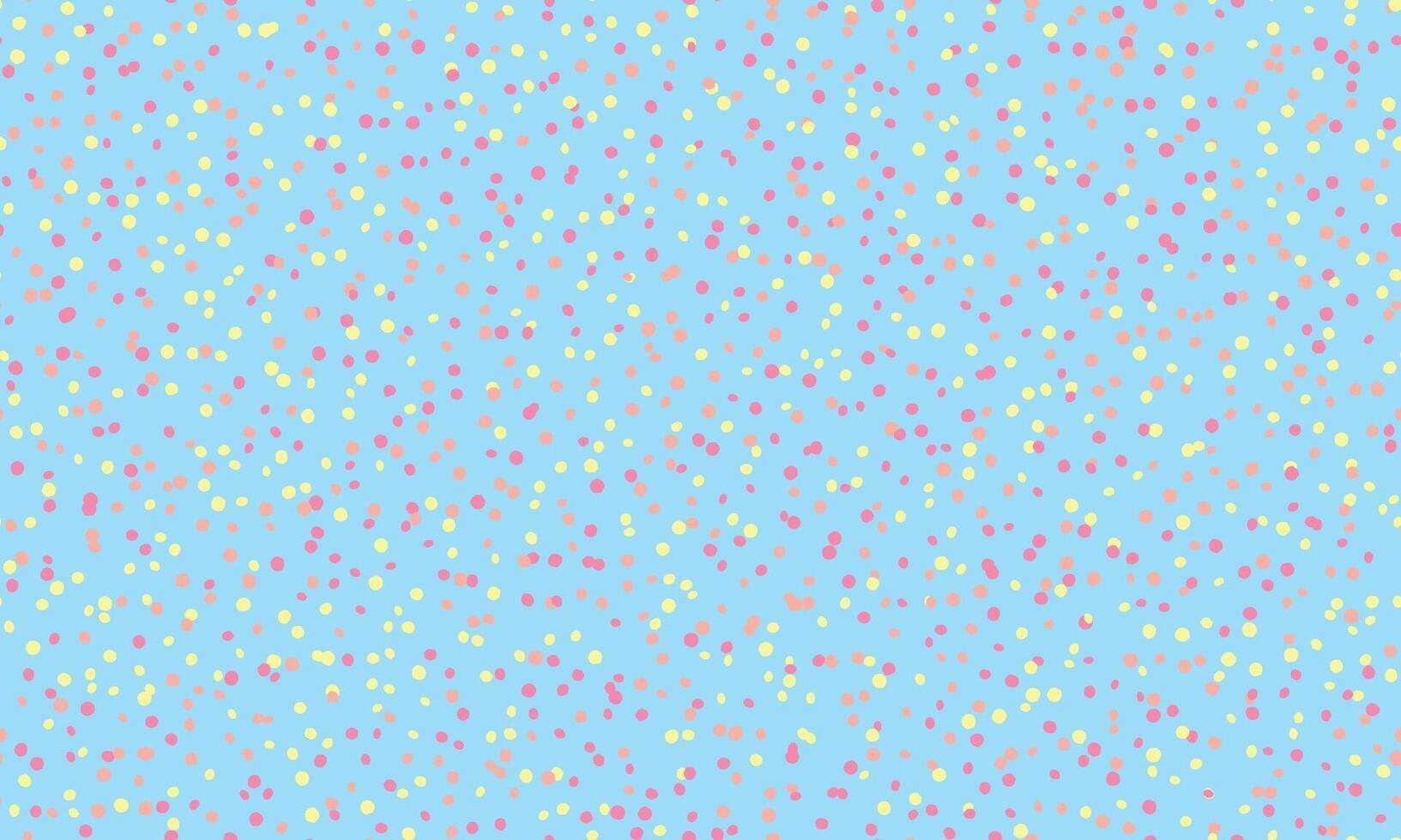Delightful pastel confetti scatter on a light blue background. Perfect for celebratory designs, websites, packaging, or textile prints. This cheerful, playful pattern evokes joy and festivity. vector