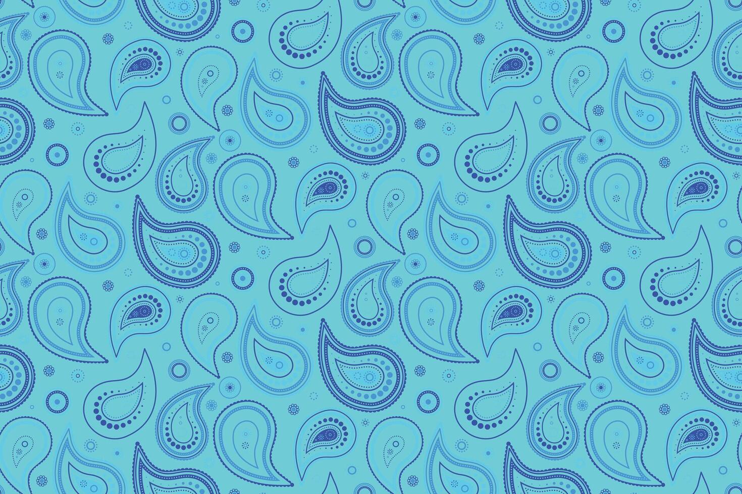 Geometric curl on curve tiled. Bohemian sketching on paisley royalty. Silk droplet by sketch tile. vector