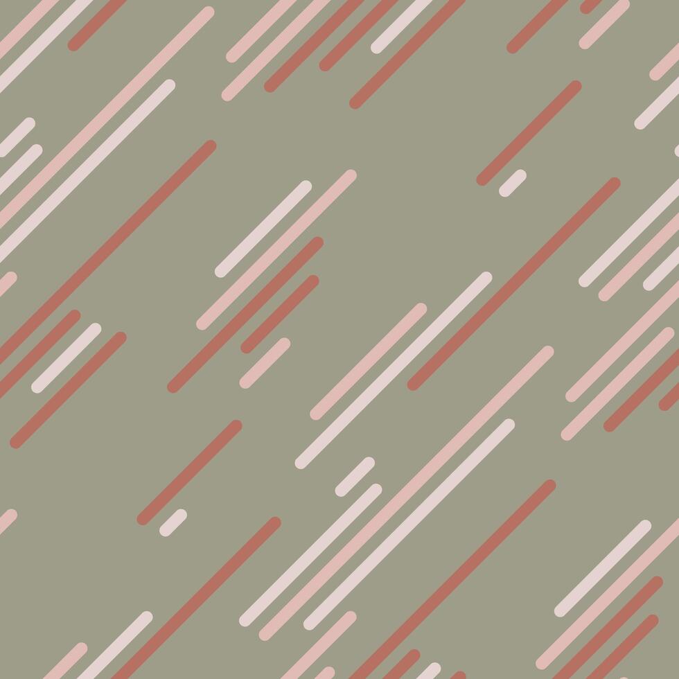 Abstract seamless pattern with diagonal lines in muted terracotta, blush pink, and sage green. Elegant and minimalist design, perfect for branding, website backgrounds, or textile prints. vector