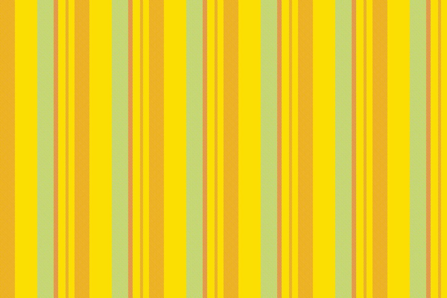 Vibrant vertical stripes in sunny yellow, orange, and pale green create a cheerful, retrostyle pattern. vector