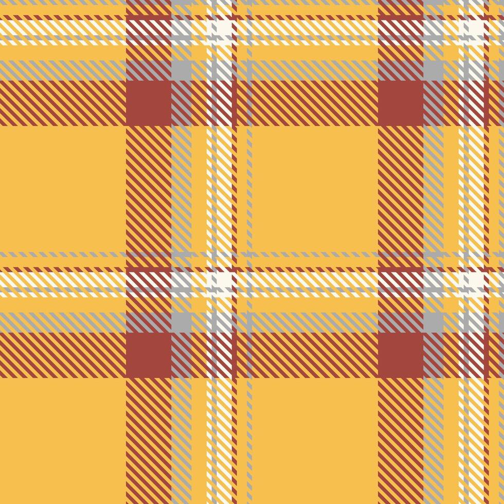 Versatile plaid fabric pattern, ideal for fashion designers and DIY projects. High-quality, seamless tartan design in rich colors. vector