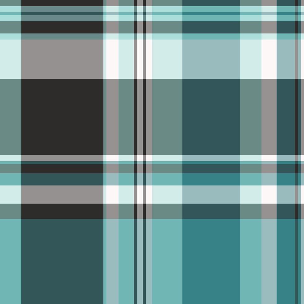 Jacket seamless texture tartan, row pattern fabric background. Customer check plaid textile in pastel and cyan colors. vector