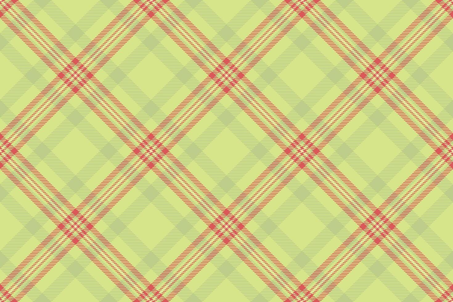 Elegant pastel green and red diagonal plaid pattern. Perfect for textile designs, website backgrounds, or adding a touch of sophisticated style to any project. vector
