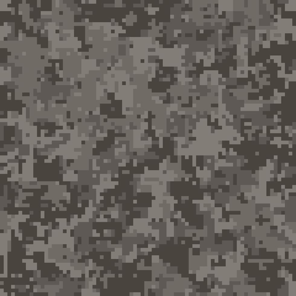 Abstract grayscale digital camouflage pattern. Seamless texture ideal for backgrounds, textile design, military or urban themed projects. vector