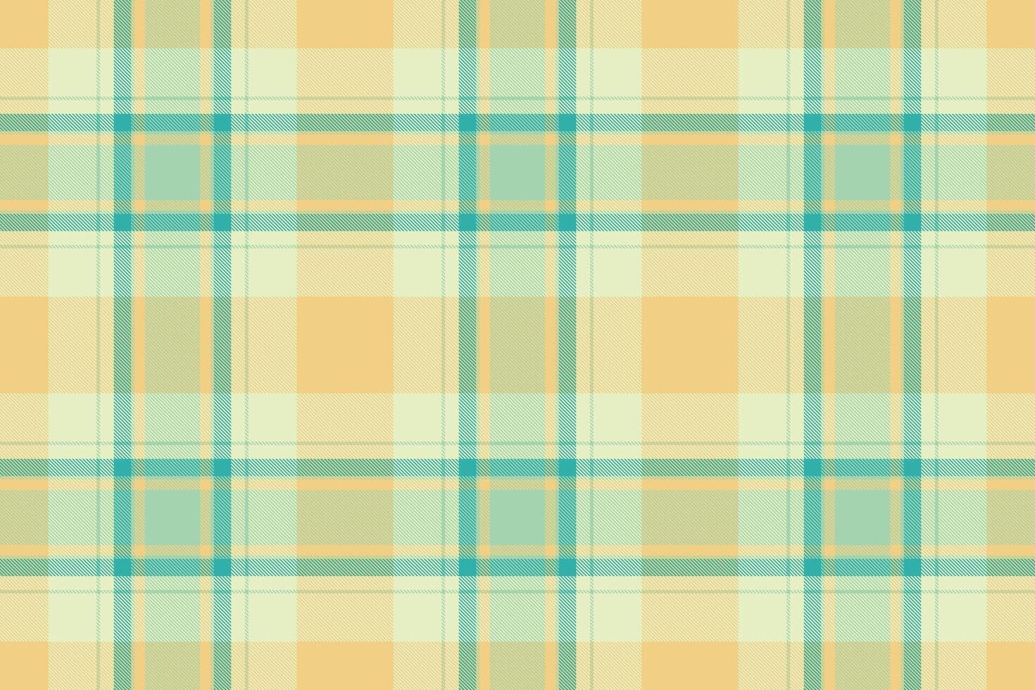 Subtle pastel plaid pattern in soft peach, mint, and cream. Ideal for textile design, website backgrounds, or crafting projects. Evokes feelings of serenity and gentle warmth. vector