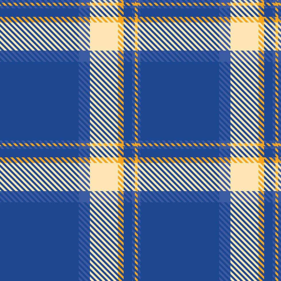 Occupation background textile tartan, industrial check plaid pattern. Easter texture fabric seamless in blue and moccasin colors. vector