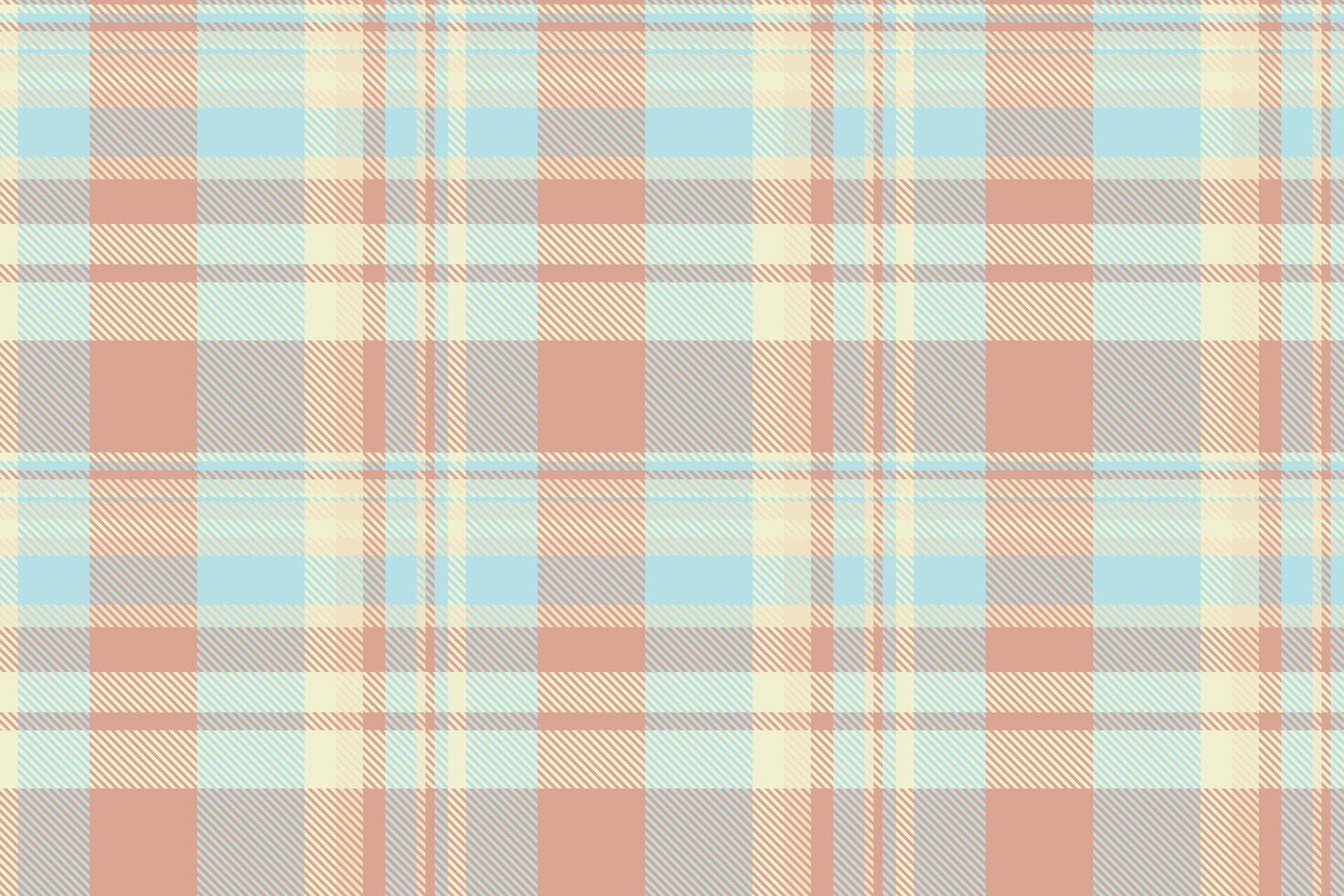 Home texture plaid check, pixel seamless tartan. Eps pattern background fabric textile in light and pale turquoise colors. vector