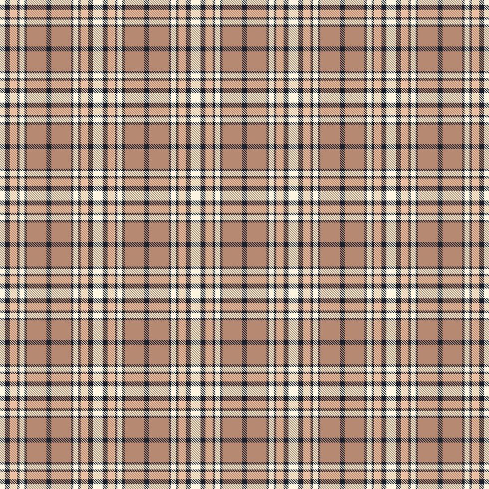 Ornament pattern fabric, vertical plaid seamless tartan. Curved texture textile background check in orange and dark colors. vector