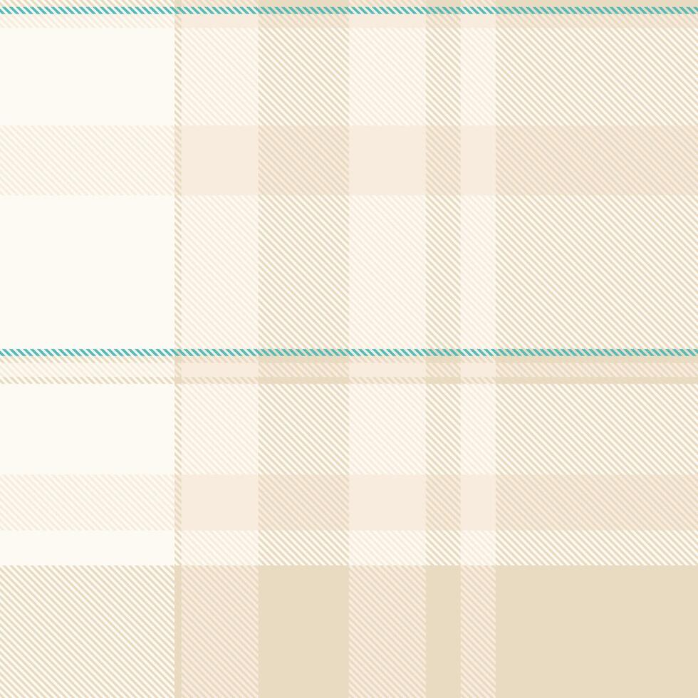 Template texture fabric seamless, hispanic tartan pattern . Hunter plaid background check textile in light and sea shell colors. vector