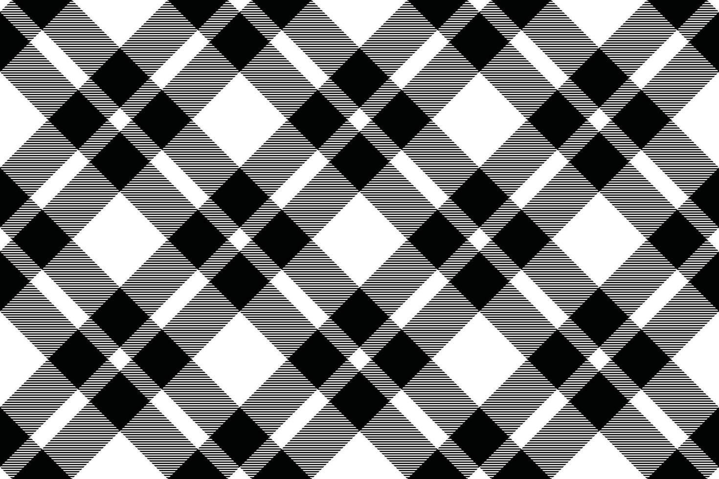 Stylish monochrome plaid pattern. Perfect for textile design, website backgrounds, or fashion projects. vector