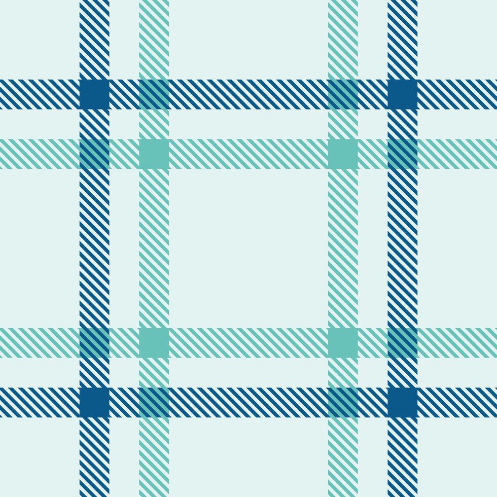Seamless pastel blue and teal plaid pattern. Perfect for textile design, website backgrounds, or crafting projects. vector