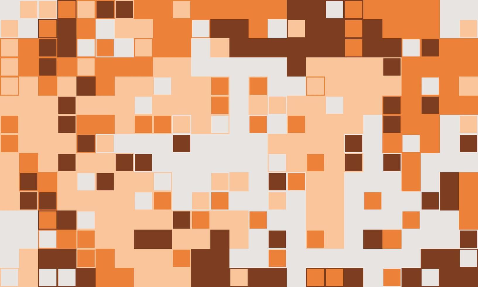 Abstract pixel art background. Warm earthy tones create a dynamic, textured design perfect for websites, presentations, or print. Evokes feelings of warmth, energy, and modern technology. vector