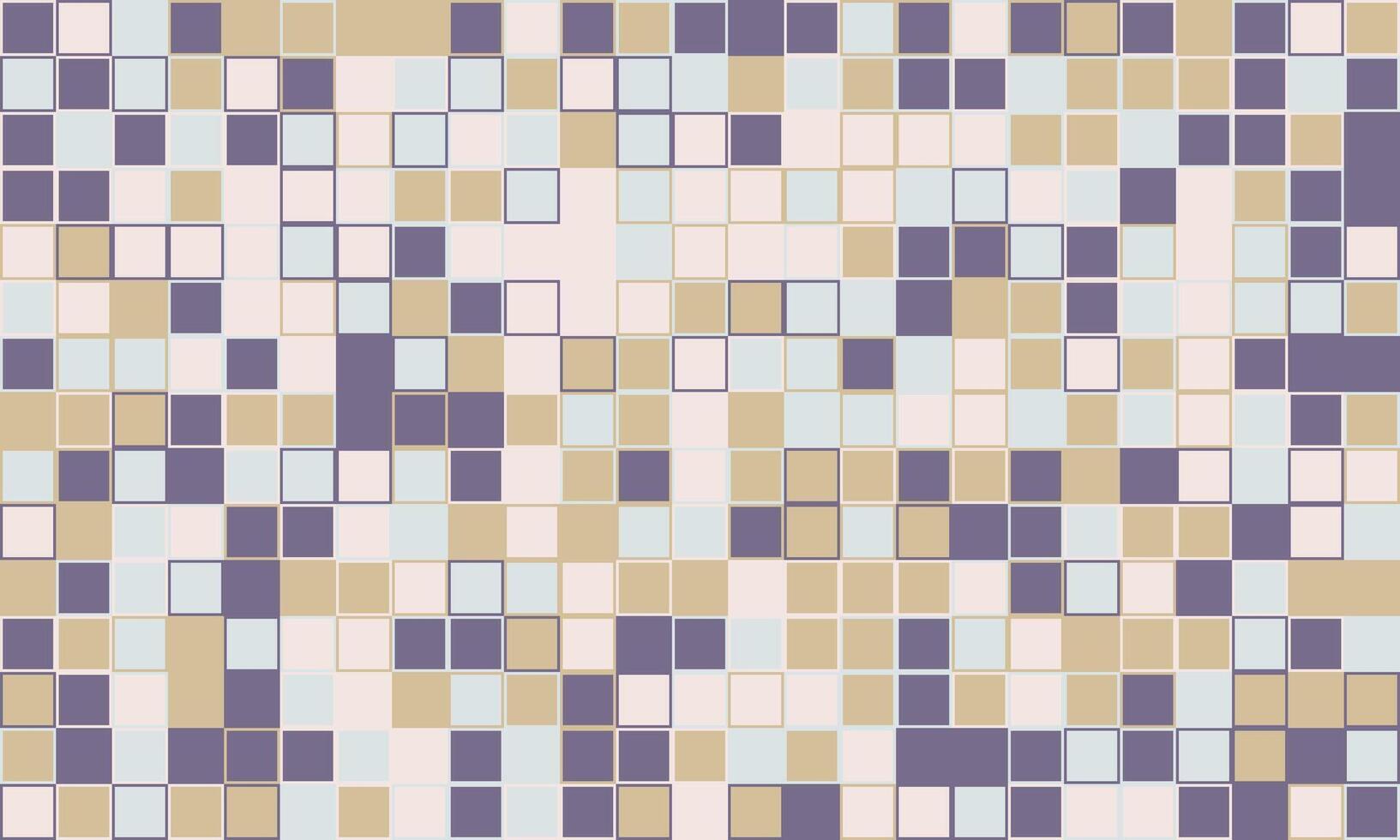 Abstract mosaic tile pattern in muted earth tones. Perfect for backgrounds, website design, or textile prints. vector