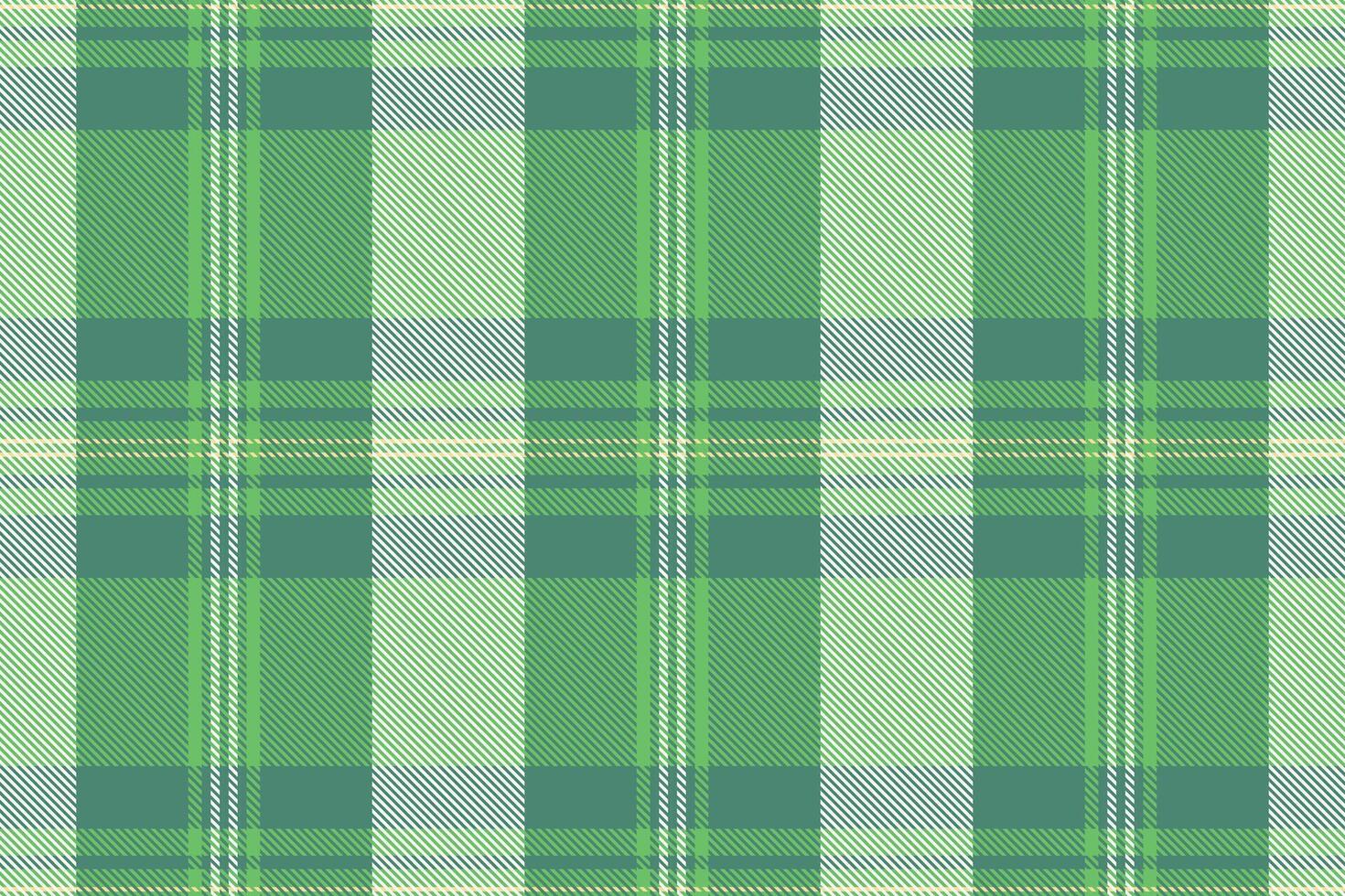 Commerce check pattern , youth tartan background plaid. Cutout textile texture seamless fabric in green and teal colors. vector