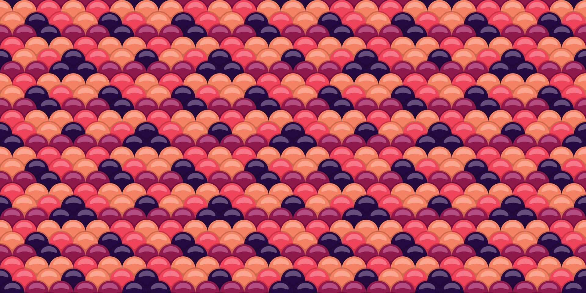 Abstract vibrant scale pattern. Perfect for backgrounds, textiles, or website design. Dynamic, colorful, and visually engaging, this image evokes feelings of energy and movement. vector