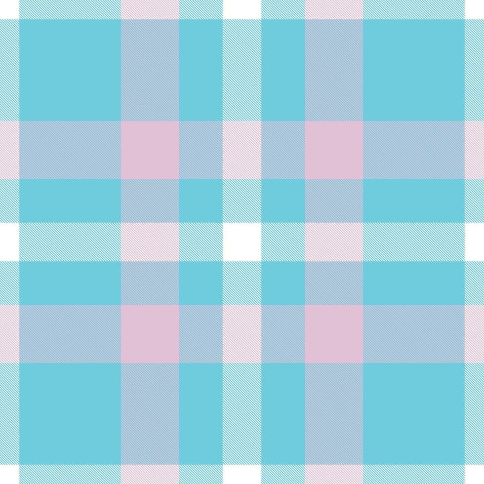 Sweet pastel plaid pattern in soft blue and pink. Ideal for backgrounds, textiles, and feminine designs. A cheerful, delicate texture evoking feelings of calmness and serenity. vector
