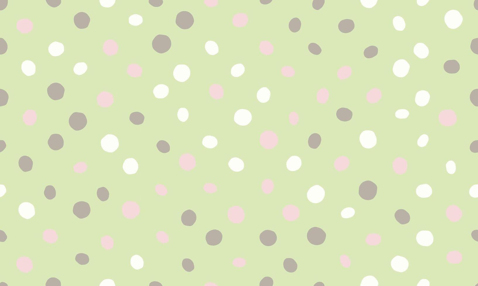 Delightful pastel polka dot pattern. Perfect for backgrounds, textile design, or playful branding. Soft, gentle colors evoke feelings of calmness and happiness. vector