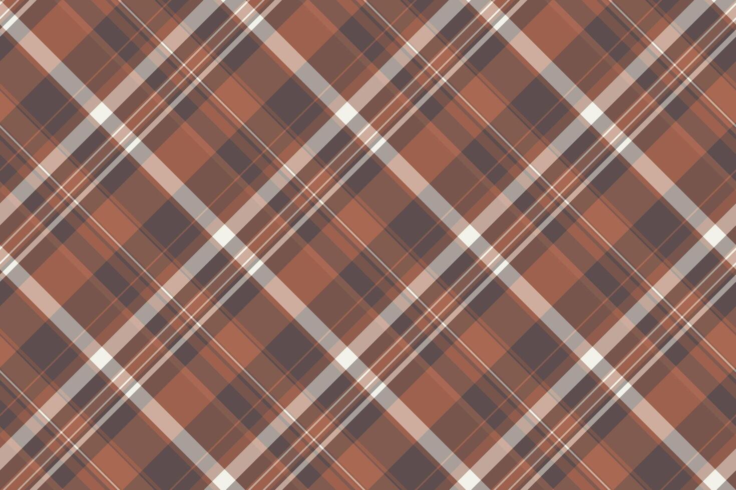 Tribal fabric tartan, softness check background seamless. Party textile texture pattern plaid in red and pastel colors. vector