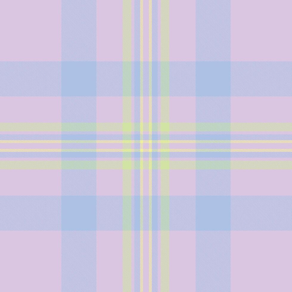 Surface texture background seamless, copy space tartan textile. Proud pattern check fabric plaid in light and green colors. vector