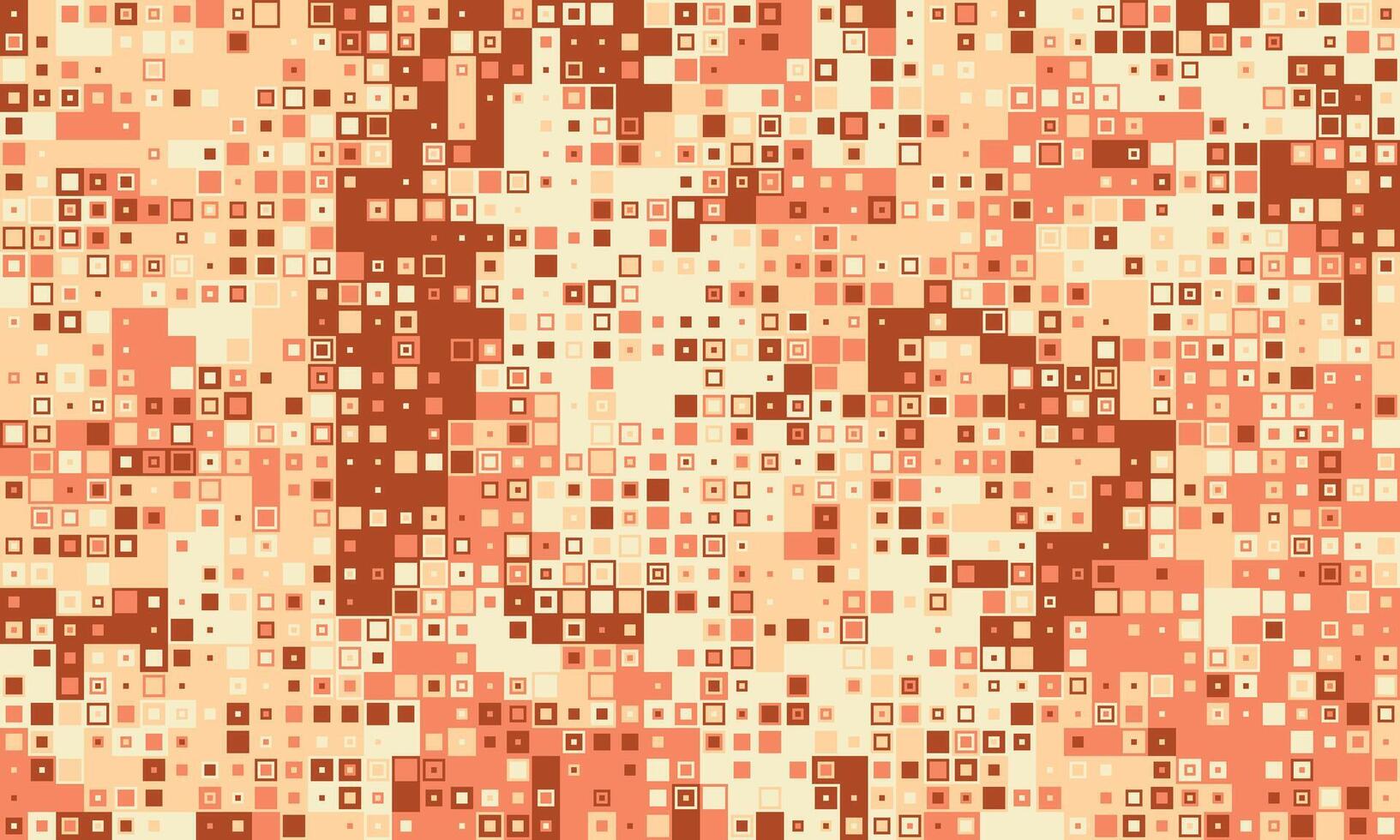 Abstract pixel art background. Warm earthy tones create a dynamic, textured surface ideal for website banners, presentations, or as a stylish design element. vector