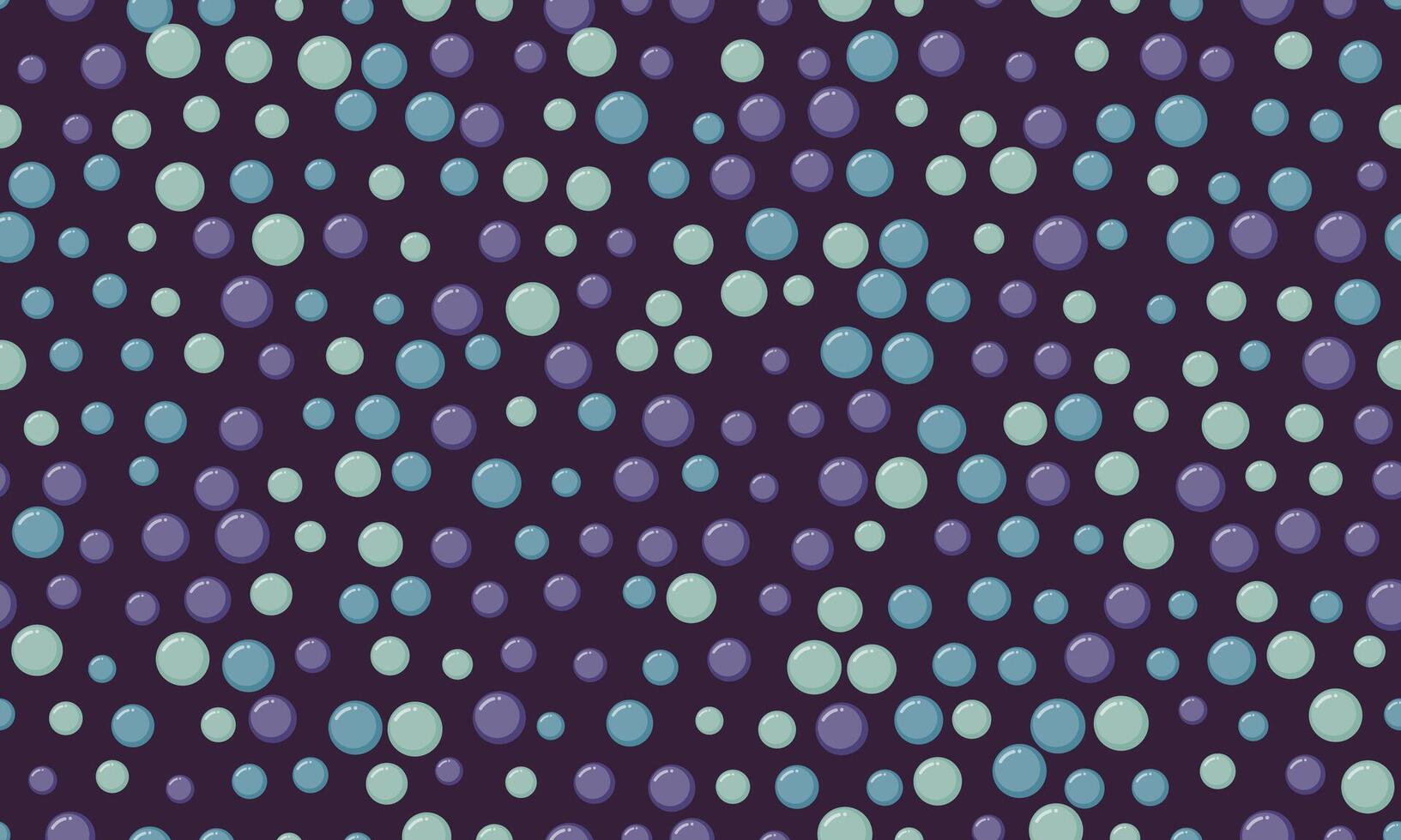 Abstract seamless pattern of pastel circles on a dark background. Ideal for website backgrounds, textile design, or playful branding. Evokes feelings of calmness and subtle energy. vector