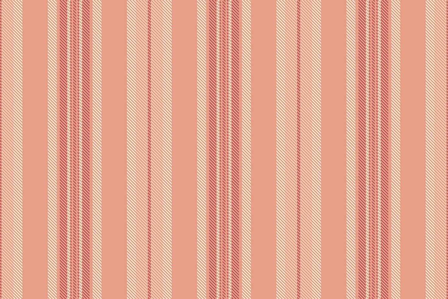 Elegant peach and cream vertical stripes pattern. Perfect for textile design, wallpaper, or website backgrounds. This subtle, textured design evokes a feeling of calm and sophistication. vector