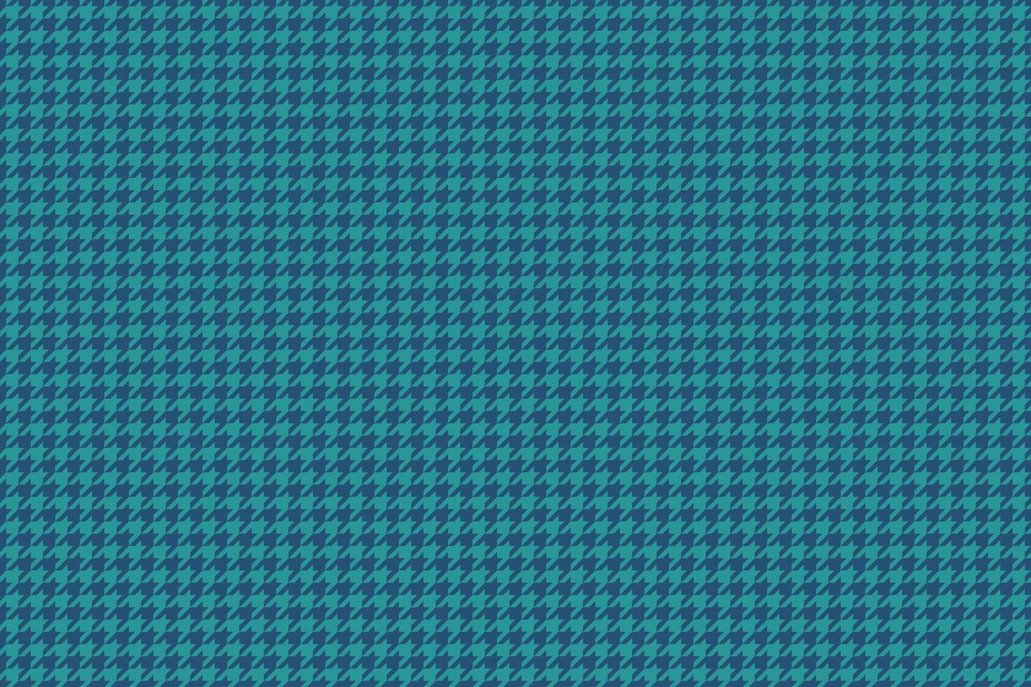 Elegant teal and navy houndstooth pattern. Perfect for textile design, fashion, website backgrounds, or any project needing a sophisticated, textured look. vector