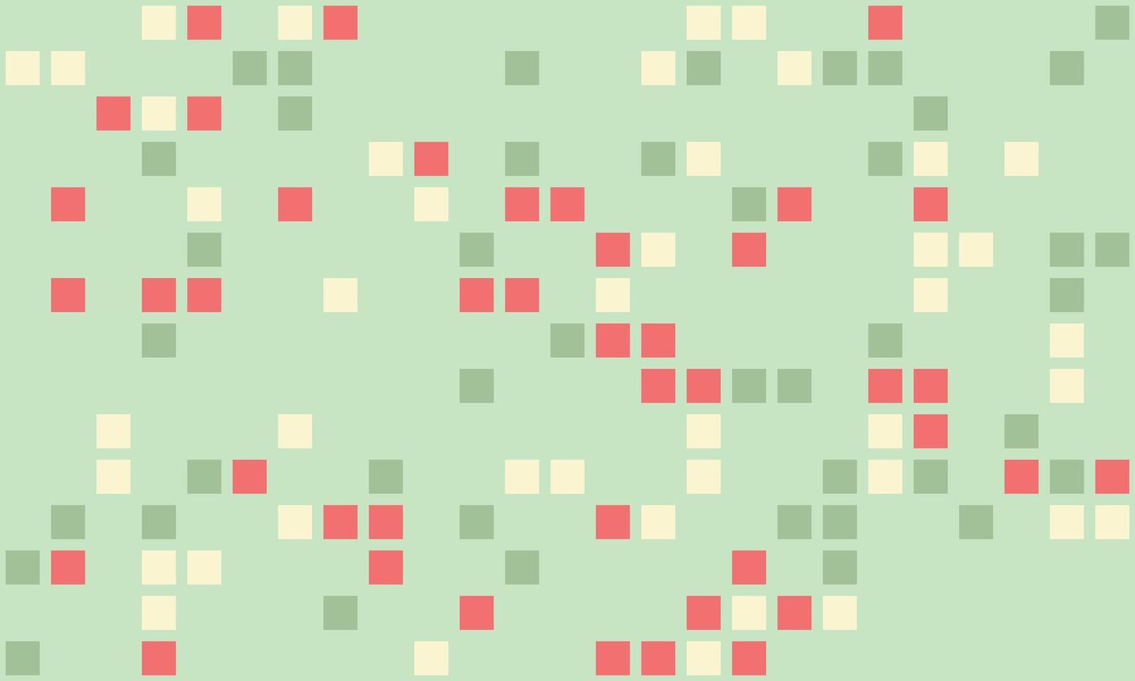 Abstract pastel square pixel pattern. Modern minimalist design ideal for website backgrounds, textiles, and social media. Subtle color palette evokes calmness and creativity. vector