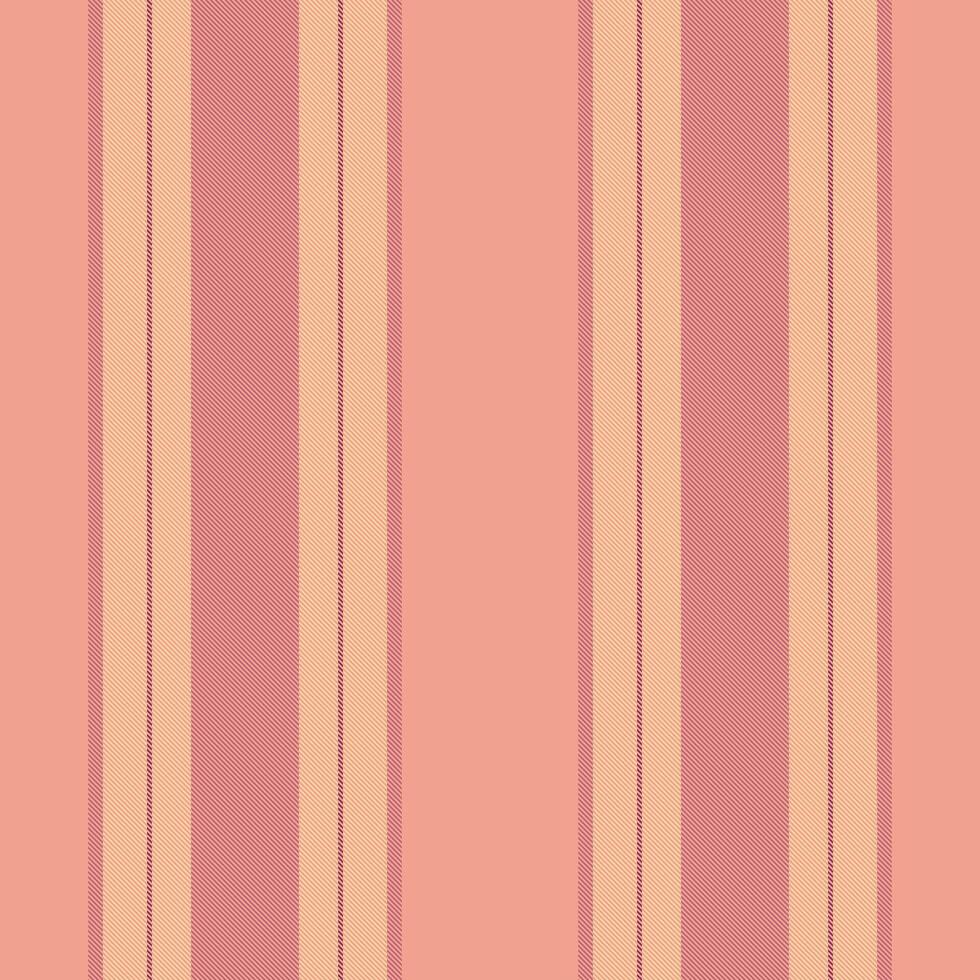 Elegant peach and rose vertical stripes pattern. Perfect for textile design, wallpaper, or website backgrounds. This subtle, sophisticated design evokes a sense of calm and order. vector