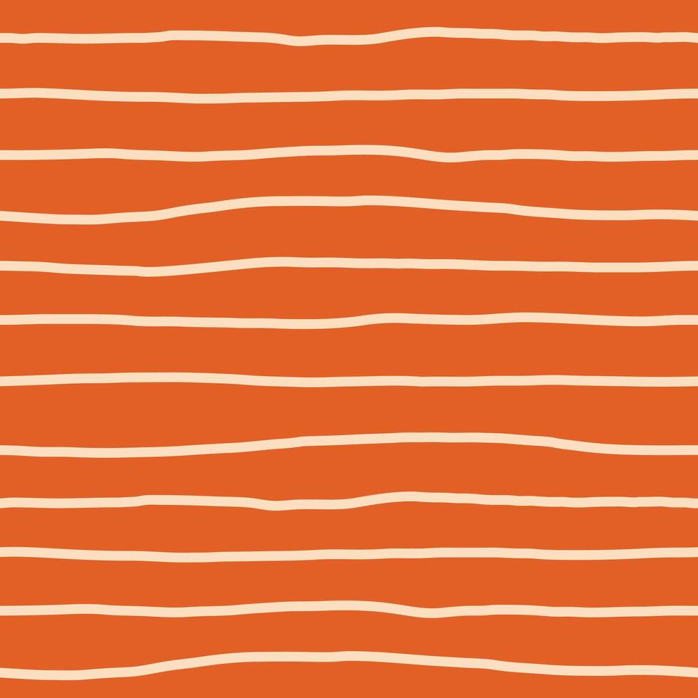 Red Horizontal Stripes Seamless Pattern vector