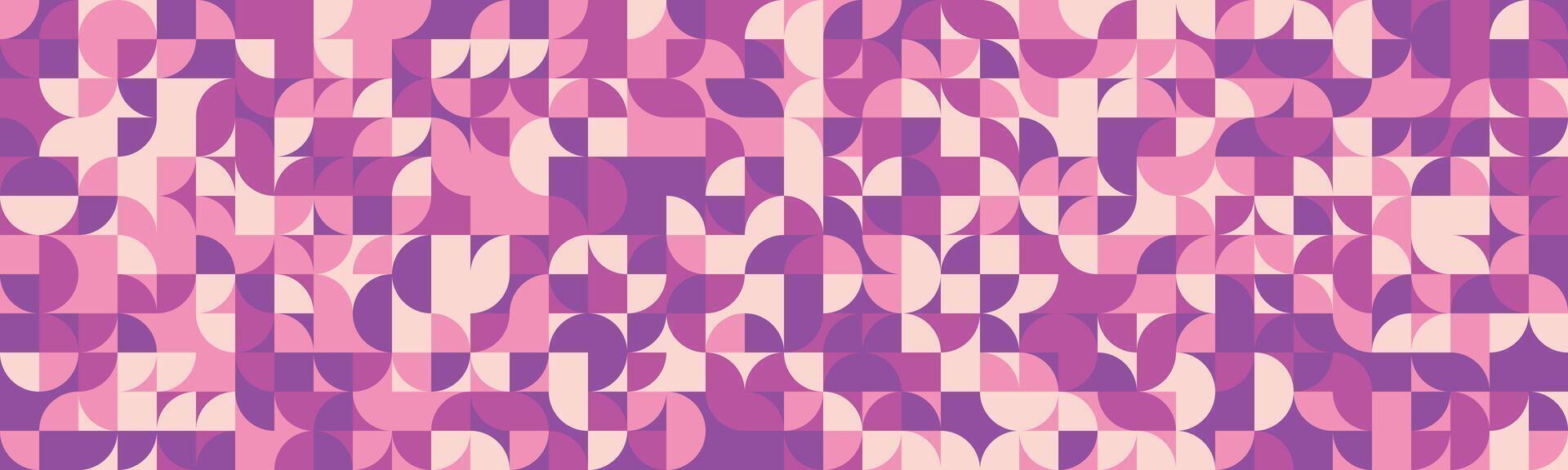 Abstract geometric pattern featuring a vibrant blend of pink and purple hues. vector