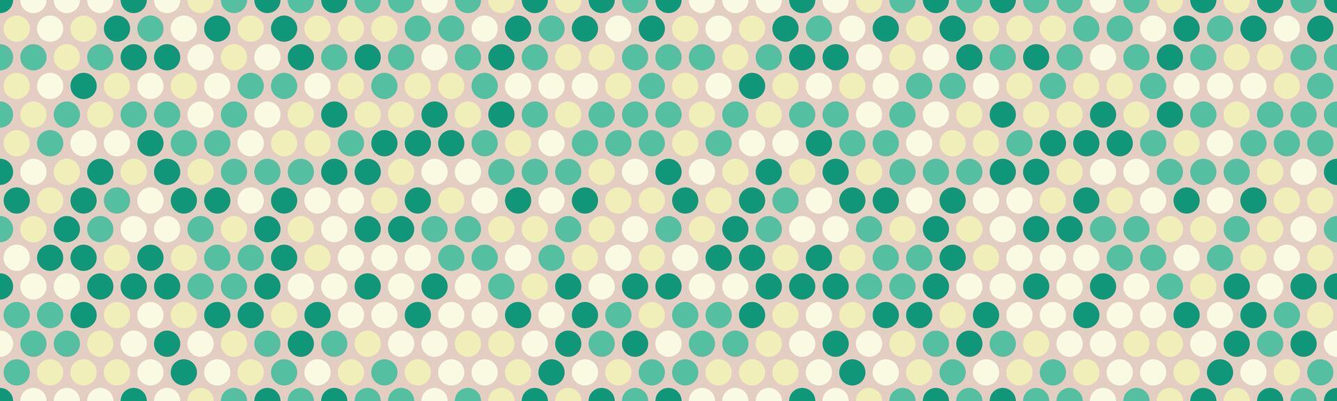 A green and white pattern with circles vector