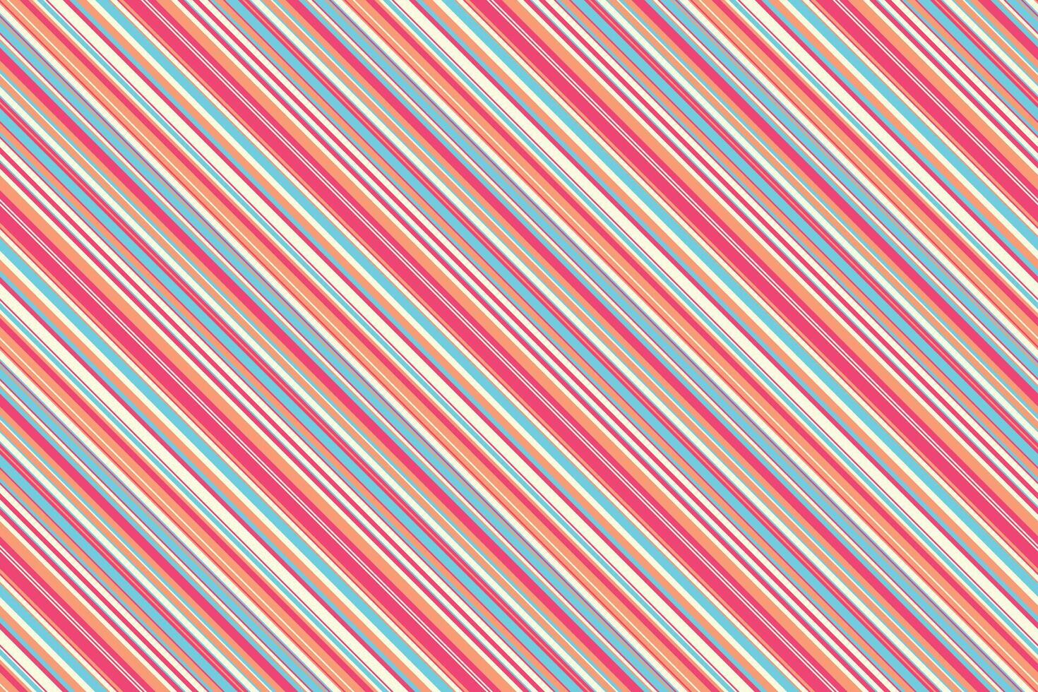 Vibrant diagonal stripes in cheerful pastel hues create a dynamic and playful pattern. Perfect for backgrounds, textiles, or any project needing a touch of fun and energy. vector