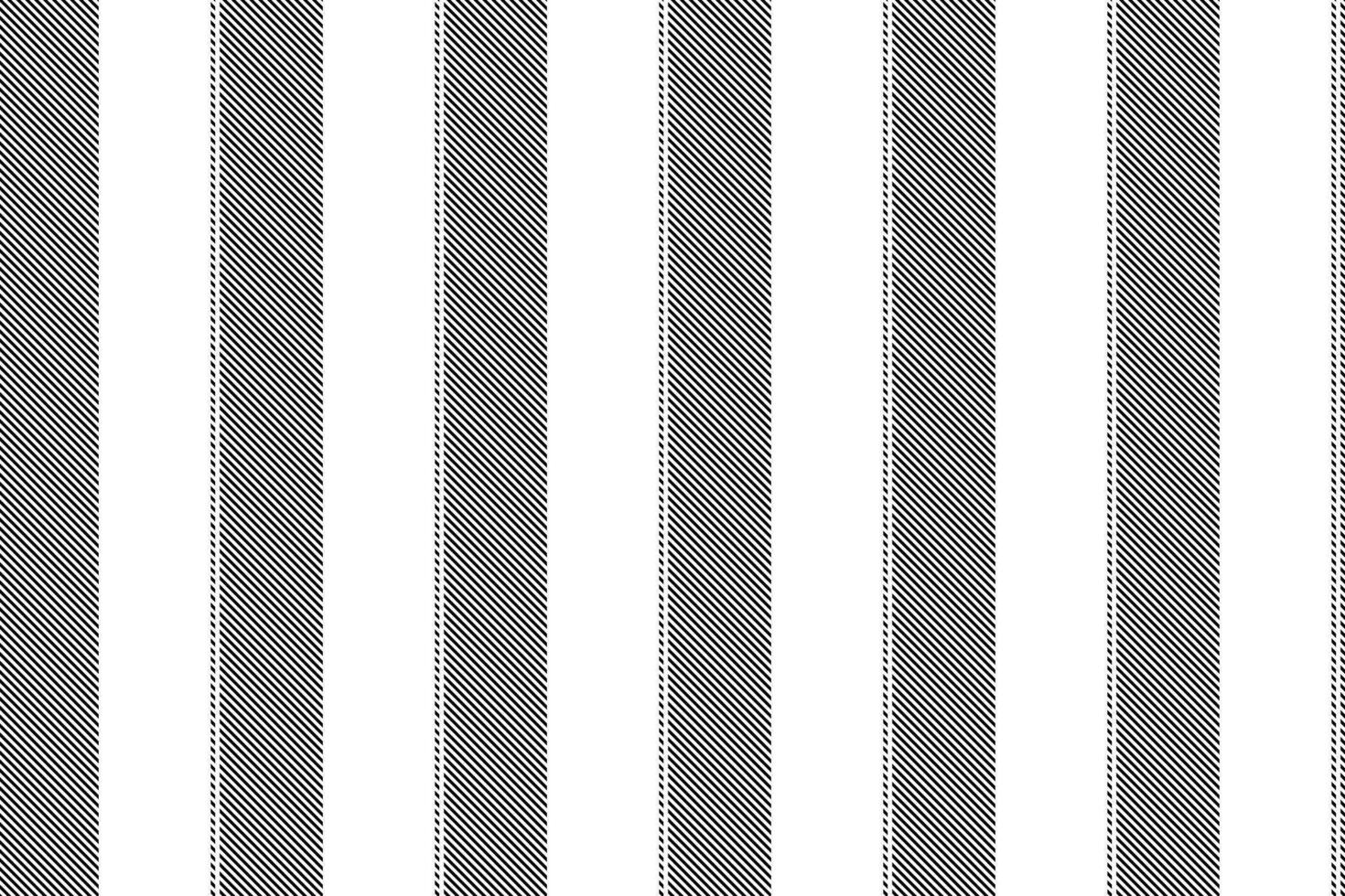 Classic black and white vertical striped pattern. Perfect for textile design, website backgrounds, or stylish print projects. Clean, elegant, and timeless aesthetic. vector