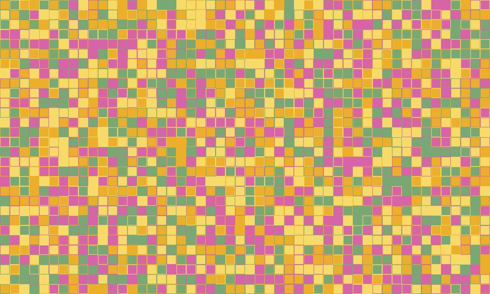 Vibrant abstract mosaic pattern. Perfect for backgrounds, website design, textiles, or playful branding. vector