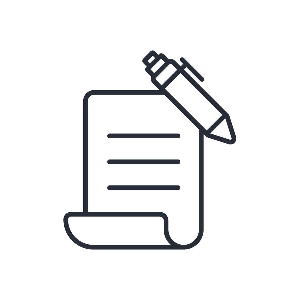 quotation line icons style vector